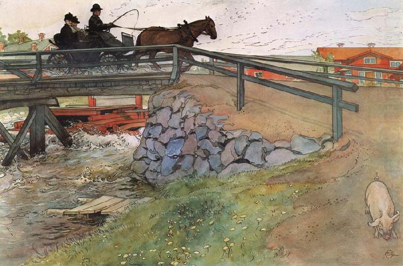 Carl Larsson The Bridge china oil painting image